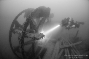Old paddle steamer, went down in 1882 so the wreck is 135... by Rene B. Andersen 